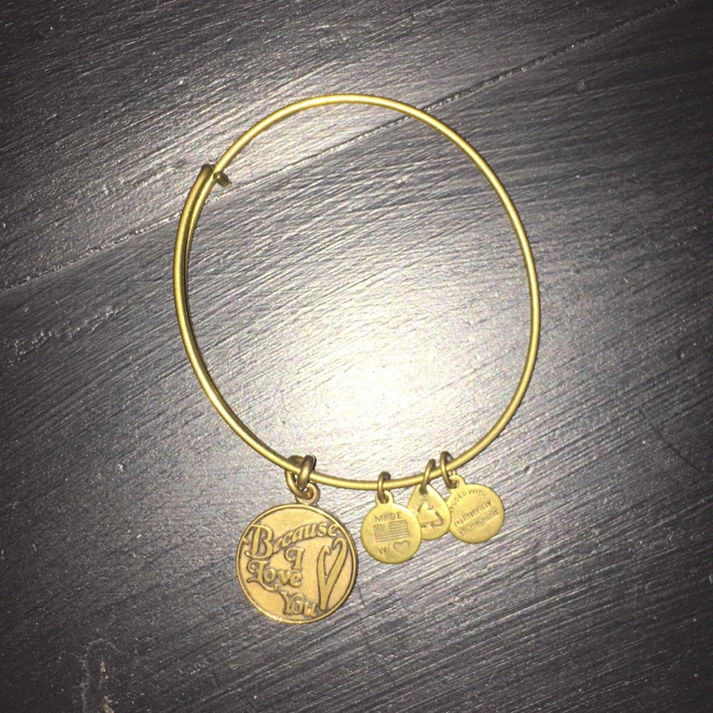 Alex and ani bracelet “because I️ Love you”